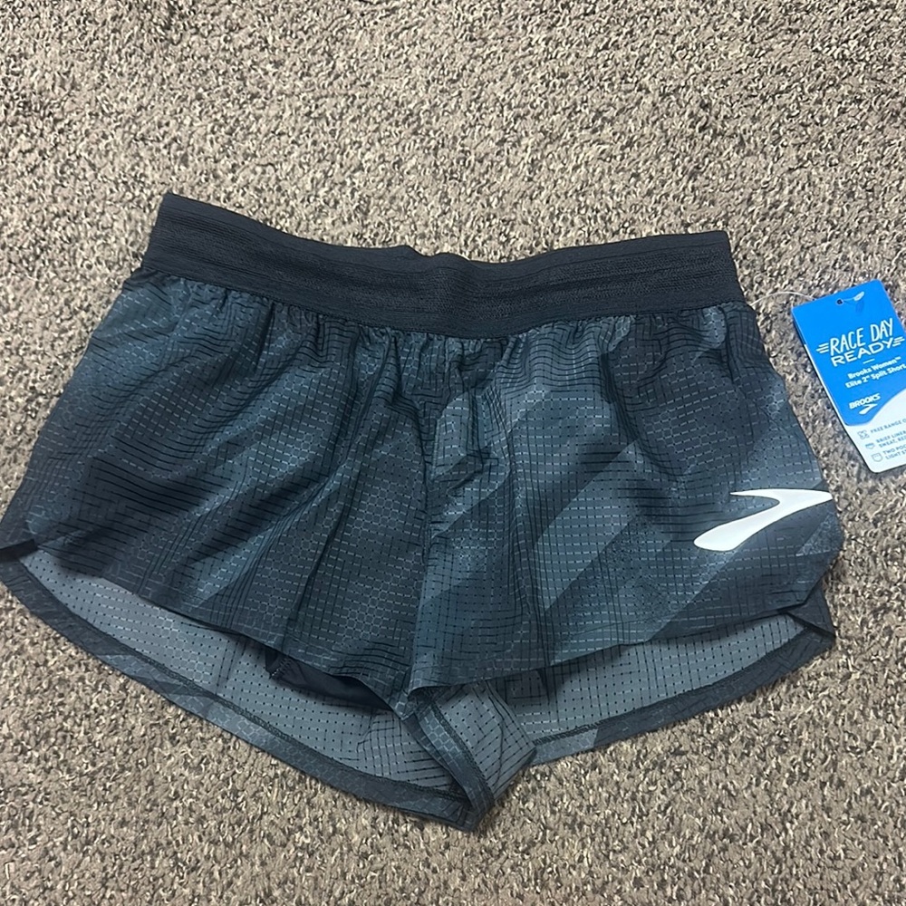NWT Brooks Elite 2” Split Short - Picture 2 of 3
